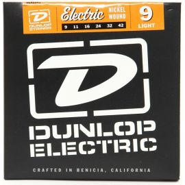 DUNLOP DEN0942 Комплект струн для электрогитары, никелированные, Light, 9-42,Теплые и агрессивные средние частоты.Отличная динамика.Мягкие ощущения.Сбалансированный отклик.