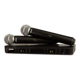SHURE BLX288E/SM58 M17 двухканальная радиосистема с двумя ручными передатчиками SM58