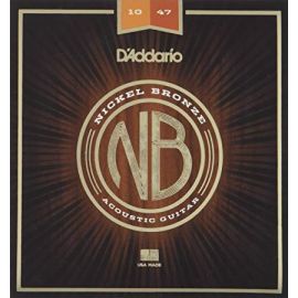 D'ADDARIO NB1047 Nickel Bronze Комплект струн для акустической гитары, Extra Light, 10-47
