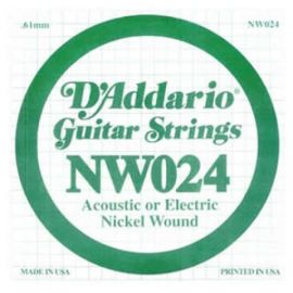D'ADDARIO NW024 Струна для гитары Электрик, никель