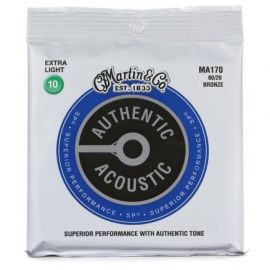 MARTIN MA170 AUTHENTIC НАБОР 6 СТРУН для гитары Акустик Бронза, 010-047