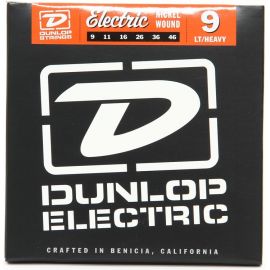 DUNLOP DEN0946 Комплект 9-46 струн для электрогитары, никелированные, Light/Heavy