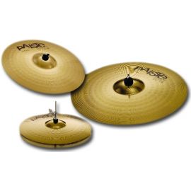 PAISTE 000014USET 101 Brass Universal Set Комплект тарелок (14“ Hi-Hat, 16“ Crash, 20“ Ride )