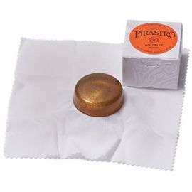 PIRASTRO 900600 Goldflex Канифоль для скрипки. Слегка твердая канифоль с золотой пылью. Слегка твердая канифоль с золотой пылью. Золотистый цвет.