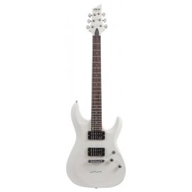 SCHECTER C-6 DELUXE SWHT Гитара электрическая шестиструнная, крепление грифа: на болтах