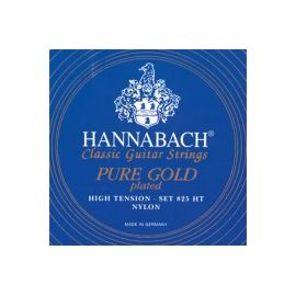 HANNABACH 825HT Blue PURE GOLD Струны для классической гитары сильного натяжения. 1, 2, 3 струны - и