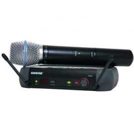 SHURE PGX24E/BETA87 K5E 606 - 630 MHz двухантенная 'вокальная' радиосистема с капсюлем микрофона BE