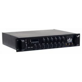SVS Audiotechnik STA-180 Микшер-усилитель 6 зон, 70/100 В (4, 8, 16 Ом), усилитель мощности 180 Вт,