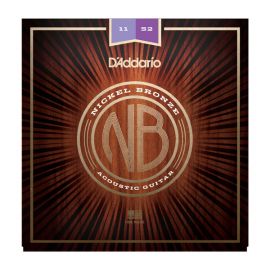D`ADDARIO NB1152 NICKEL BRONZE ACOUSTIC, CUSTOM LIGHT, 11-52