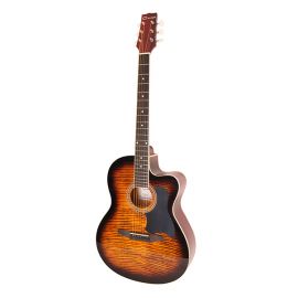 CARAYA C901T-BS Акустическая гитара, с вырезом,Размер: 39". Форма корпуса: с вырезом. Мензура: 648мм