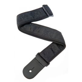 PLANET WAVES 50B01 Ремень для гитары текстильный, без наплечника, черный матовый с орнаментом