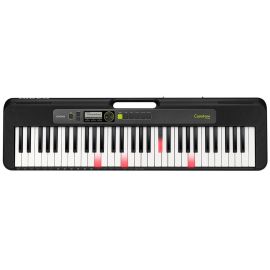 CASIO LK-S250 Синтезатор, 61 клавиша фортепианного типа с чувствительностью к касанию, 400 тембров,