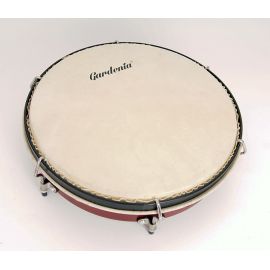 DADI MT6-121C Тамбурин с пластиком круглый 12" настраиваемый с 1 рядом бубенцов, корпус - пластик.