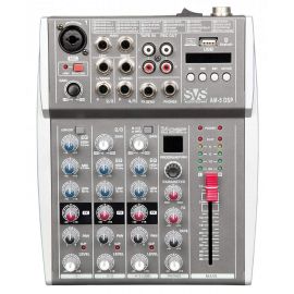 SVS Audiotechnik AM-5 DSP Микшерный пульт аналоговый, 5-канальный, 24 DSP эффекта, USB интерфейс.Сов