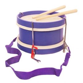 DEKKO TB-1 Барабан детский цвет - ФИОЛЕТОВЫЙ, материал корпуса - липа, диаметр барабана 10". глубина барабана -5", цвет - фиолетовый или красный, ремень и палочки в комплекте
