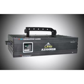LAYU A-2500RGB полноцветный анимационный лазер с управлением от компьютера, ILDA  Мощность диодов: З