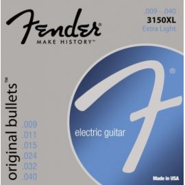 FENDER STRINGS NEW ORIGINAL BULLET 3150LR PURE NKL BLT END 9-46 струны для электрогитары, никель