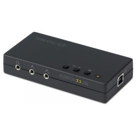 Terratec Sound System Aureon 7.1 USB Внешняя звуковая карта 7.1 для домашнего кинотеатра USB, 16-бит