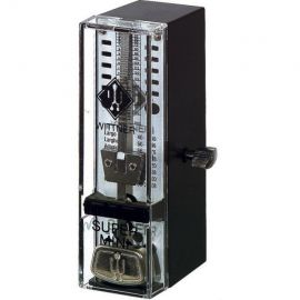 WITTNER 886051 TAKTELL SUPER-MINI Метроном механический, пластмассовый корпус, черный