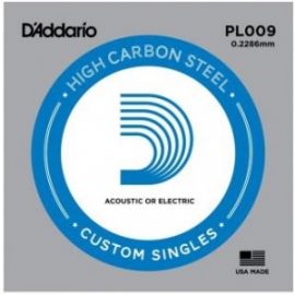 PL009 PLAIN STEEL Отдельная стальная струна без обмотки 0.009" D`Addario PL009