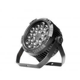 PR Lighting JNR-8160B Светодиодный прибор FLAT PAR 1815 18x15 Вт RGBAW светодиодов, 4 режима работы: DMX512 (5/9 каналов), master/slave, звуковая активация или авторежим