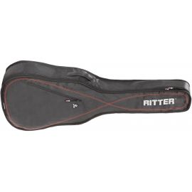 RITTER RGP5-D/BRR Чехол для акустической гитары, защитное уплотнение 15мм+5мм, 3 кармана, цвет черный