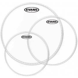 EVANS ETP-ONX2-F Набор пластиков для том-томов Pack-Fusio, 10", 12", 14", серия Onyx, двухслойные, ч