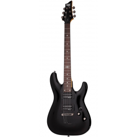 SCHECTER SGR C-1 BLK Гитара электрическая, 6 струн, корпус липа, гриф клен, лады 24 Medium, черный