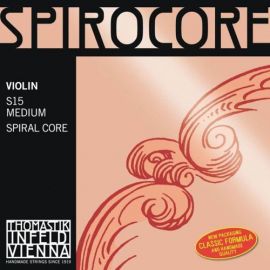 THOMASTIK S15 Spirocore "Красный" Комплект струн для скрипки размером 4/4, среднее натяжение
