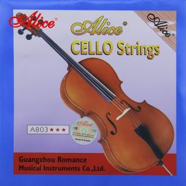 ALICE A803 3/4 Струны для виолончели 3/4, обмотка из никеля с серебряным покрытием