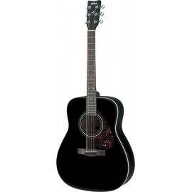 YAMAHA F370BLACK Акустическая гитара, верхняя дека ель, корпус нато, гриф нато, накладка на гриф палисандр, цвет черный