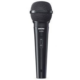 SHURE SV200-A Микрофон динамический вокальный с выключателем и кабелем