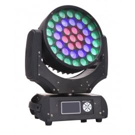 LED STAR XP600 Прибор световой с движущимся корпусом. 37 светодиодных RGBW-мультичипов 10 Вт. Зум 13