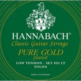 HANNABACH 825LT Green PURE GOLD Струны для классической гитары слабого натяжения.
