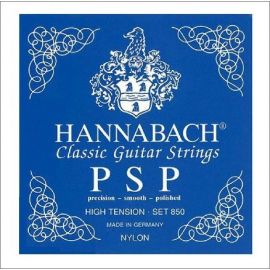 HANNABACH 850HT Blue PSP Струны для классической гитары Precision Smooth Polish сильного натяжения.