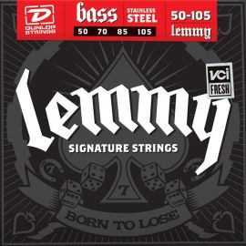 DUNLOP LKS50105 /50-105,Lemmy Signature Комплект струн для бас-гитары, нерж.сталь