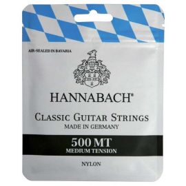 HANNABACH 500MT Комплект струн для классической гитары, посеребренная медь, среднее натяжение