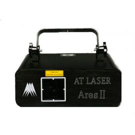 AT LASER ARES II Лазер трехцветный RGY, 20K сканер, 150 mW, DMX512 (10 каналов), звуковая активация с синхронизацией операции