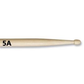 VIC FIRTH 5A барабанные палочки 5A с деревянным наконечником, материал - гикори, длина 16", диаметр 0,565", серия American Classic