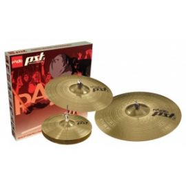 PAISTE PST 3 Universal Set 14/16/20 комплект тарелок: hi-hat 14"х2, crash 16", ride 20", латунь