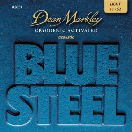 DEAN MARKLEY BLUE STEEL ACOUSTIC 2034 LT  струны для акустической гитары бронза 011-052