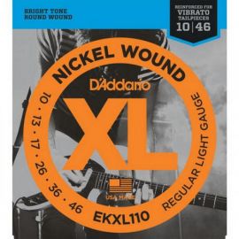 D'ADDARIO EKXL110 Набор 6 струн для гитары электро, сталь 010-046