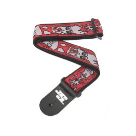 PLANET WAVES 50JS02 Ремень для гитары нейлон, Joe Satriani Collection, Up in Flames