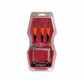BESPECO SLYS2J180 Кабель готовый серии "SILOS", JACK stereo 6,3mm - 2 x JACK mono 6,3mm, длина 1,8м