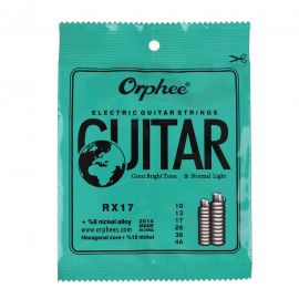 ORPHEE RX17 Струны для электрогитары, сталь, обмотка из сплава никеля, 10-46