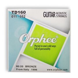 ORPHEE TD160 Струны для акустической гитары, 80/20 Bronze, 11-52