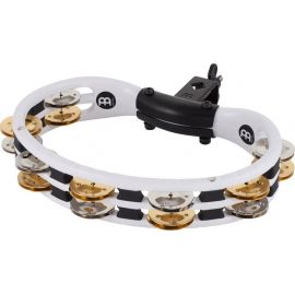 MEINL TMT2M-WH Тамбурин ручной, пластик, стальные и латунные бубенцы