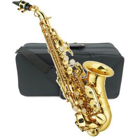 J.MICHAEL SPC-700 Саксофон сопрано (curved) Bb, лак. покр., жесткий кейс