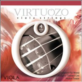VIRTUOZO 00345 Набор 4 струны для альта, хромсталь, струны A, D, G, С, материал струн хромсталь