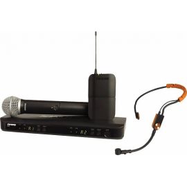 SHURE BLX1288E/SM31 M17 двухканальная радиосистема с ручным и головным микрофонами: SM58 и SM31FH